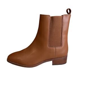 J Crew Chelsea Boots Cognac Brown 7